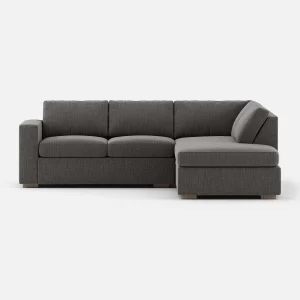 Glozin II Sectional Sofa in Latex—Sand